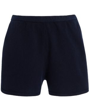 Les Tien Sierra Invert Cotton Shorts - Blue