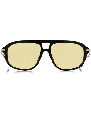 Givenchy One Aviator-Frame Acetate Sunglasses - Natural