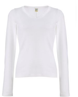 Flore Flore Jill Long-Sleeved Cotton Top - White