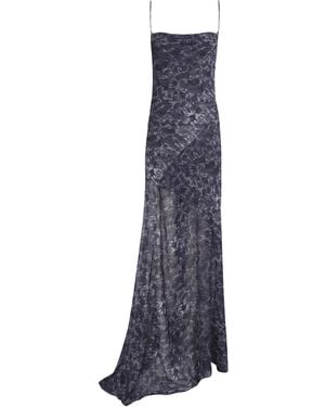 Cortana Meena Silk Maxi Dress - Blue