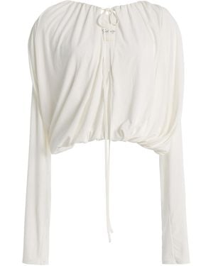 Paris Georgia Basics Ruched Top - White