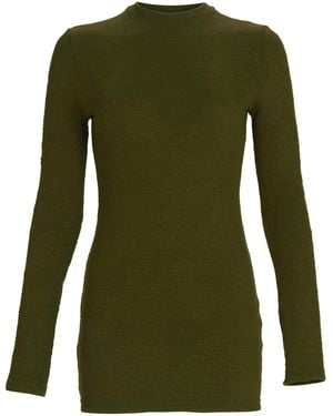 Silvia Tcherassi Gen Jacquard-Knit Top - Green