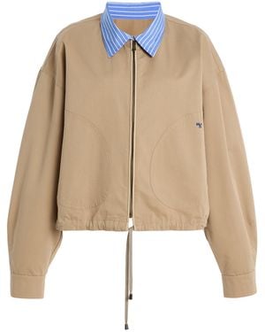HOMMEGIRLS Cotton Parachute Jacket - Natural