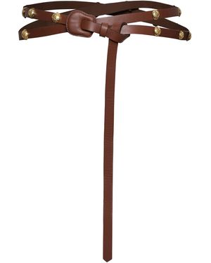 Johanna Ortiz Jungle Oracle Leather Belt - Brown