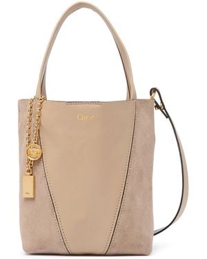 Chloé Spin Canvas Tote Bag - Natural