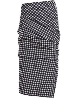 Lanvin Gathered Midi Skirt - White