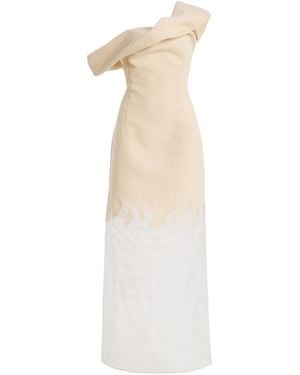 Kallmeyer Selima Cotton-Blend Maxi Dress - White