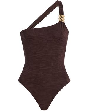 La Porte Halle One-Piece Swimsuit - Brown