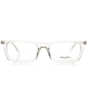 Saint Laurent Betty Thin Square-frame Acetate Glasses - Multicolour