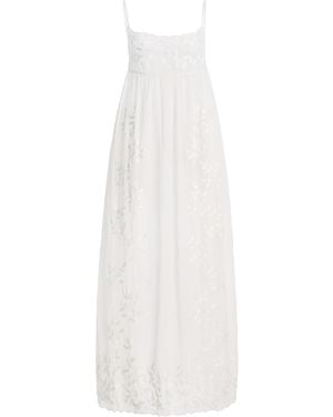 All That Remains Jenine Cotton-Silk Dress - White