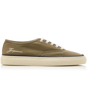 Jacquemus The Fefe Cotton Trainers - Green
