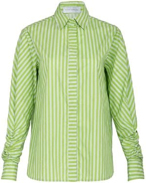Silvia Tcherassi Lucelly Cotton Shirt - Green