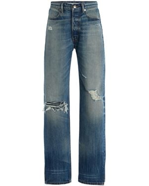 RÙADH The Agnes Rigid Mid-Rise Jeans - Blue