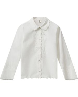 THE GARMENT Kirsten Cotton Collared Shirt - White