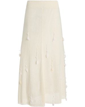 Anna October Elvira Midi Skirt - White