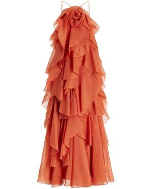 Aje. Pandorea Maxi Dress - Orange