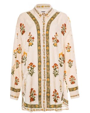 Agua Bendita Cecilia Canna Shirt - Natural
