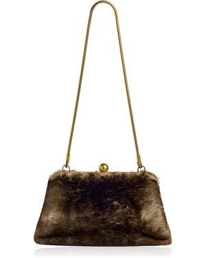 KHAITE Lilith Chain Evening Bag - White