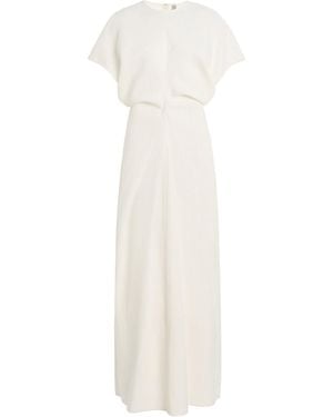 TOTEME Slouch Waist Dress - White