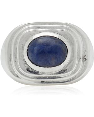 Le Sundial X Jeanerica The Deco Ring - Blue