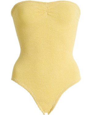 Hunza G Brooke One-Piece Swimsuit - Yellow