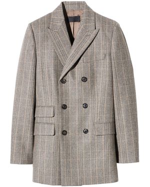 Nili Lotan Noah Wool-Cashmere Jacket - Grey