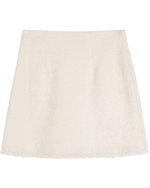 By Malene Birger Valies Cotton-Blend Mini Skirt - Natural