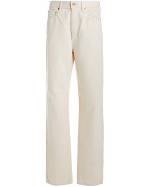 SLVRLAKE Denim London Rigid High-rise Straight-leg Jeans - White