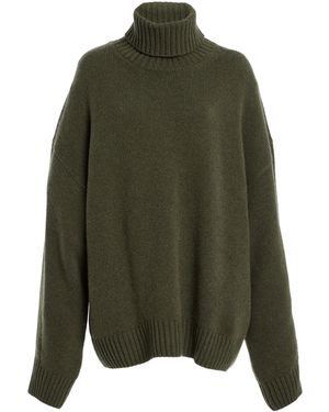 Another Tomorrow Cashmere And Wool-Blend Jumper - Green