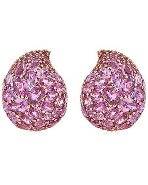 Piranesi Mosaique Paisley Earrings - Pink