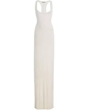 ÉTERNE Hedi Modal-Jersey Maxi Dress - White