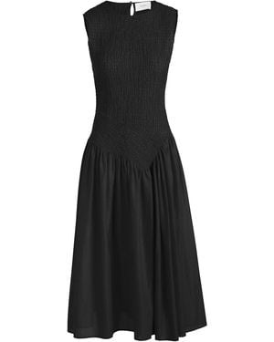 Merlette Sofia Cotton Voile Dress - Black
