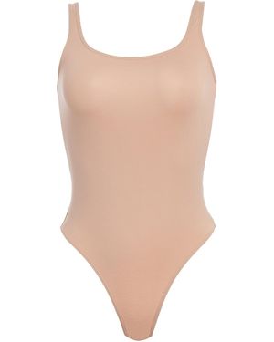 The Park Lisa Pyratex Power 3 Thong Bodysuit - White