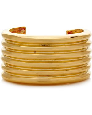 Ben-Amun Exclusive Ridged Gold-tone Cuff - Yellow