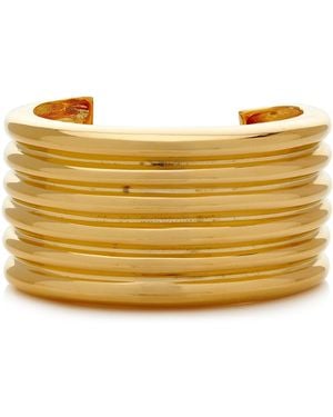 Ben-Amun Exclusive Ridged Gold-tone Cuff - Yellow