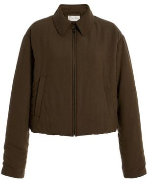 The Row Nerys Cropped Jacket - Brown