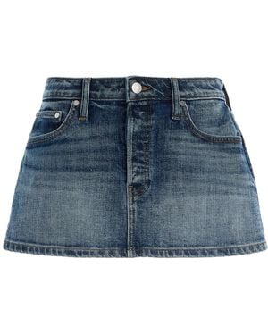 EB DENIM Cherry Denim Mini Skirt - Blue