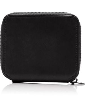 The Row Small Zip Wallet - Black