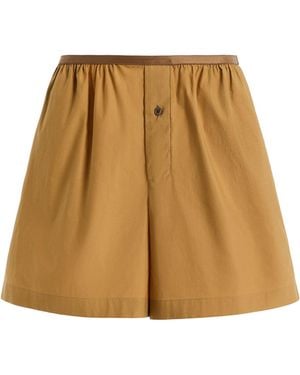 Lemaire Cotton-Silk Boxer Shorts - Natural