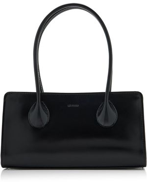 LIE STUDIO The Lou Patent Leather Bag - Black