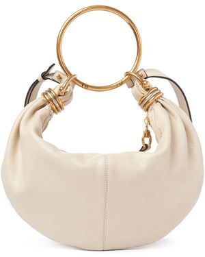 Chloé Bracelet-handle Leather Shoulder Bag - Natural