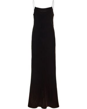 FFORME Nell Velvet Maxi Dress - Black