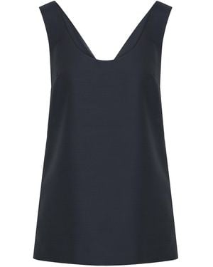 Heirlome Delphine Wool-Silk Top - Blue