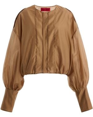 THE LATEST Dora Muslin Top - Natural