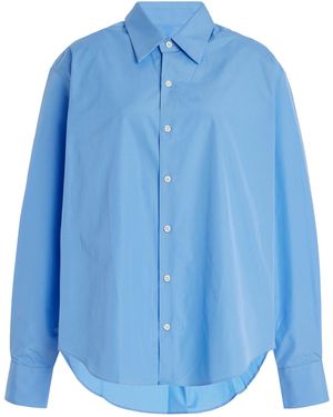 Comme Si La Classica Cotton Poplin Shirt - Blue