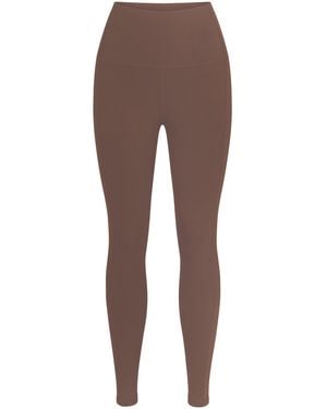 Left On Friday Super Moves Jersey Leggings - Brown