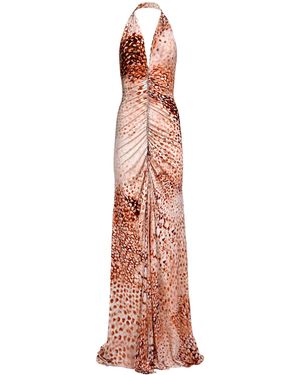 Francesca Miranda Exclusive Blush Line V-Neck Jersey Dress - White