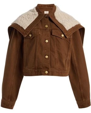 Ulla Johnson The Sybil Denim Jacket - Brown