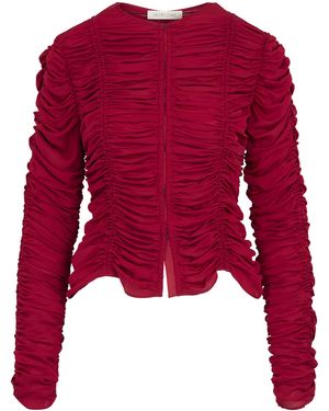 Heirlome Solana Silk Top - Red