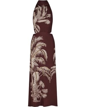 Johanna Ortiz Encanto Invernal Maxi Dress - Brown